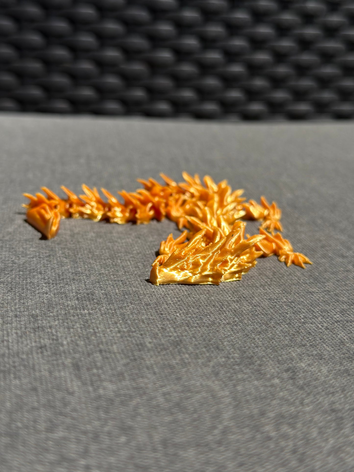 3D Drache Flexi (Gold)